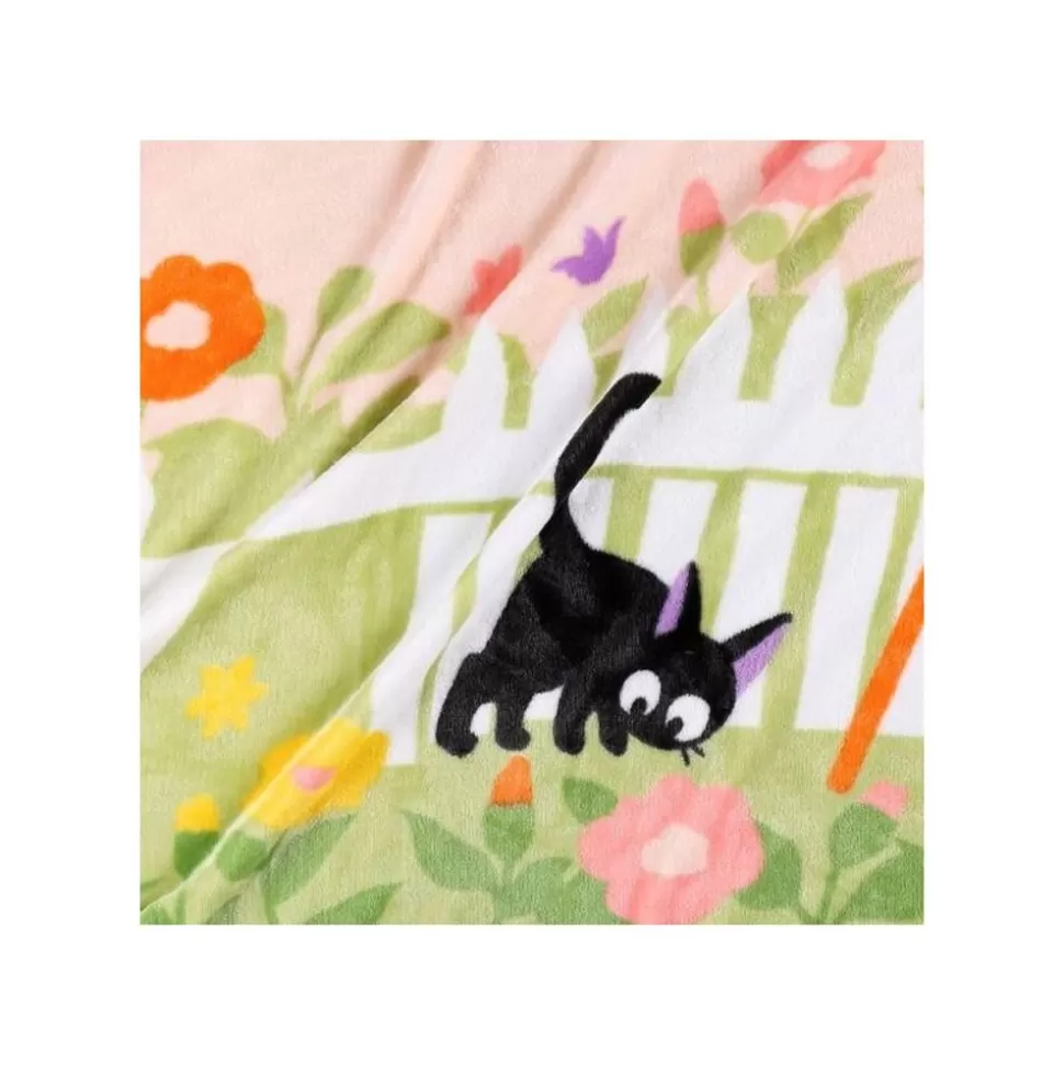 Maison Ghibli Blanket Jiji & Lily Strawberry Arch 80X150 Cm - My Neighbor Totoro- Household Linen