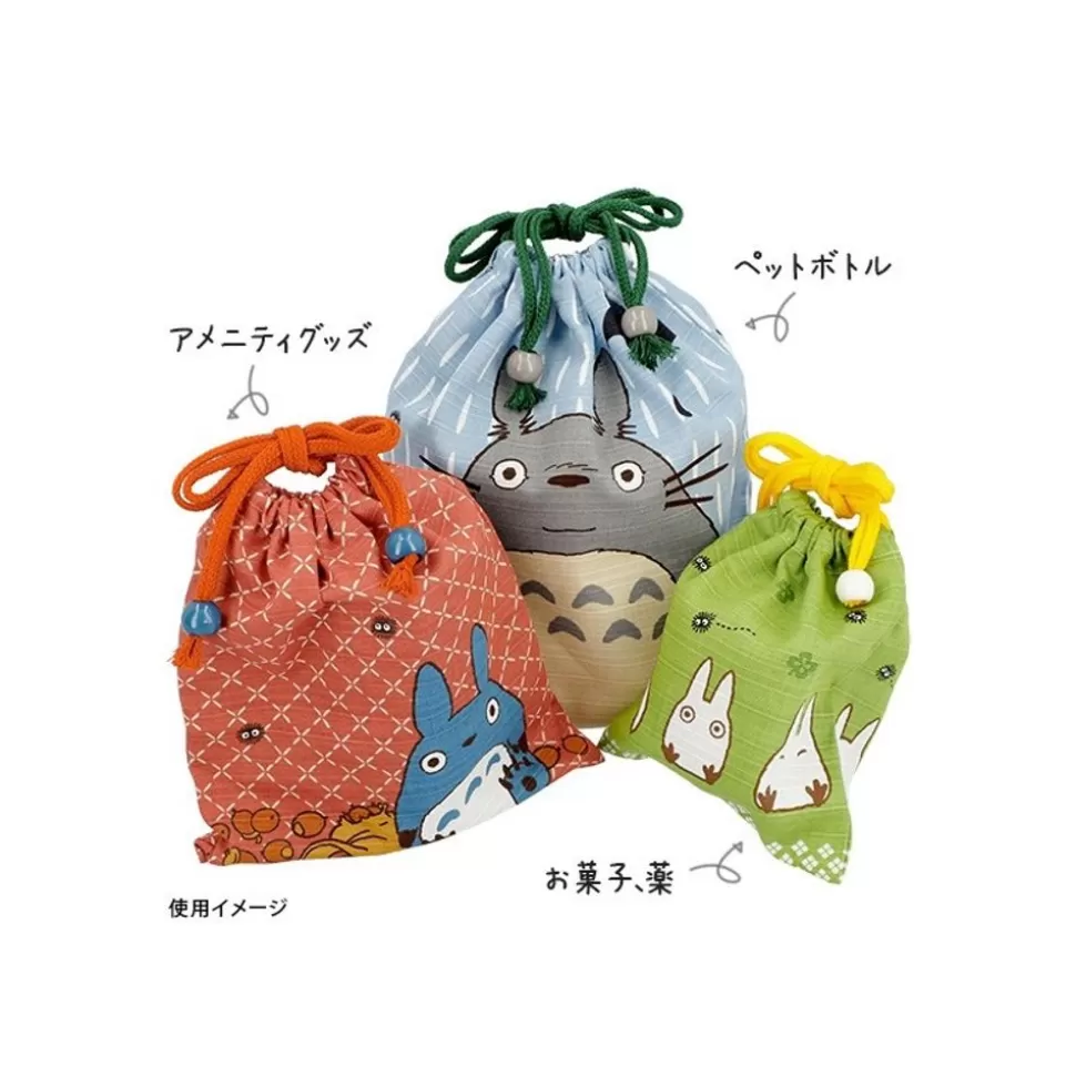 Maison Ghibli Blue Cloth Bag Big Totoro - My Neighbor Totoro- Bags