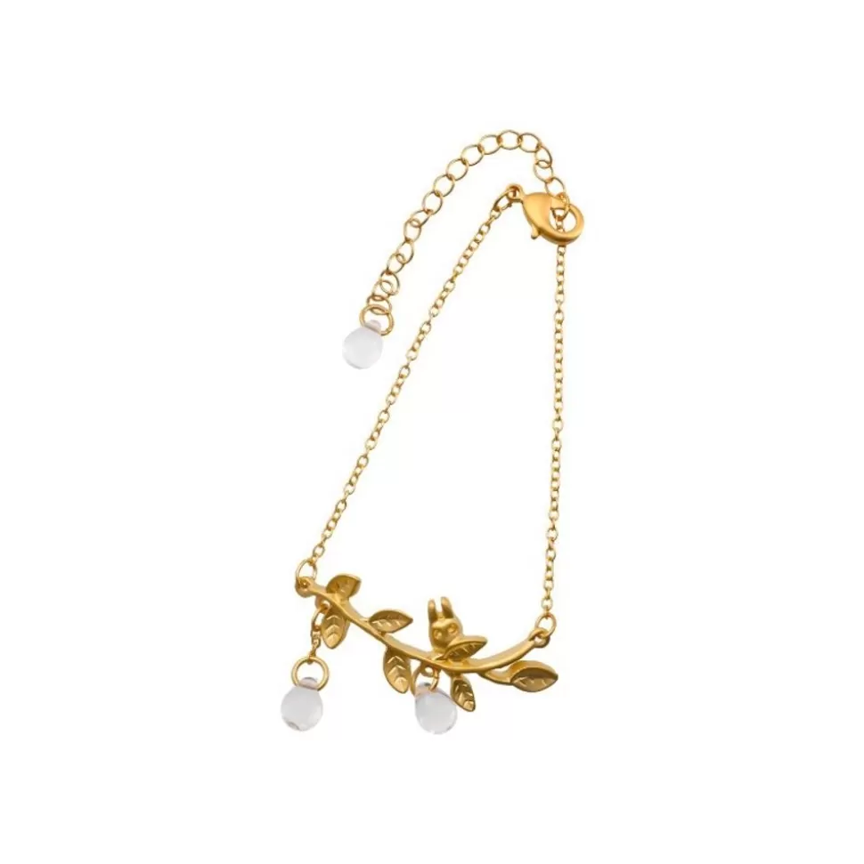 Maison Ghibli Braclet Totoro White Hidden In A Leaf - My Neighbor Totoro- Jewellery