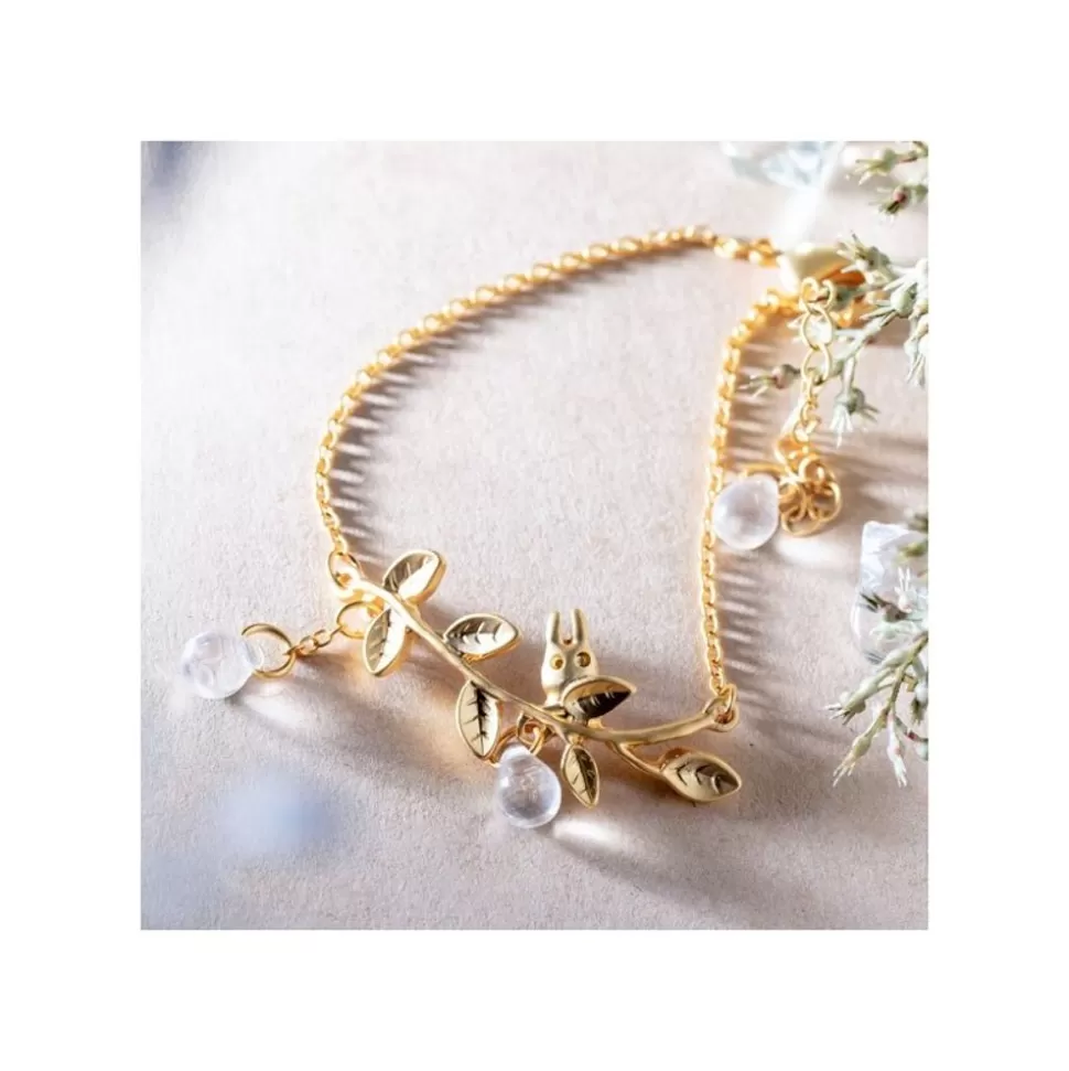 Maison Ghibli Braclet Totoro White Hidden In A Leaf - My Neighbor Totoro- Jewellery