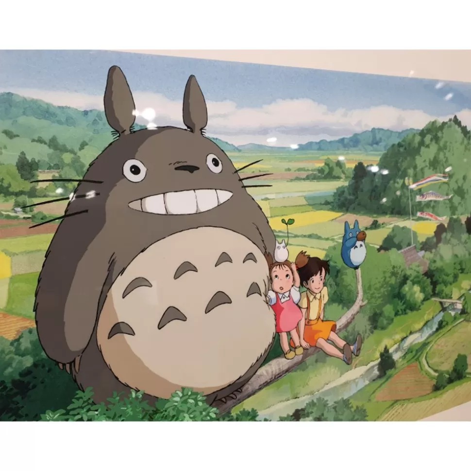 Maison Ghibli Cel Art Totoro On A Summer Day - Studio Ghibli- Cel Art - Studio Ghibli