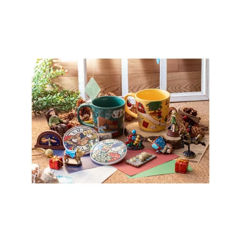 Maison Ghibli Ceramic Coaster King Of Dwarf & Princess - Whisper Of The Heart- Kitchenware