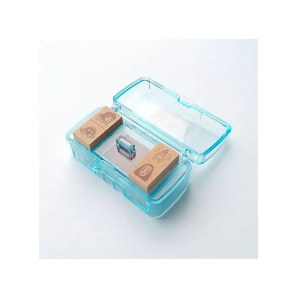 Maison Ghibli Chihiro Takes The Train Mini Stamp Set Blue - Spirited Away- Small Equipment