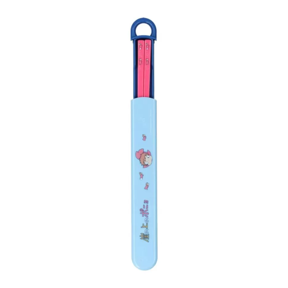 Maison Ghibli Chopsticks Box Set 16,5Cm Ponyo In The Ocean - Ponyo On The Cliff- Kitchenware