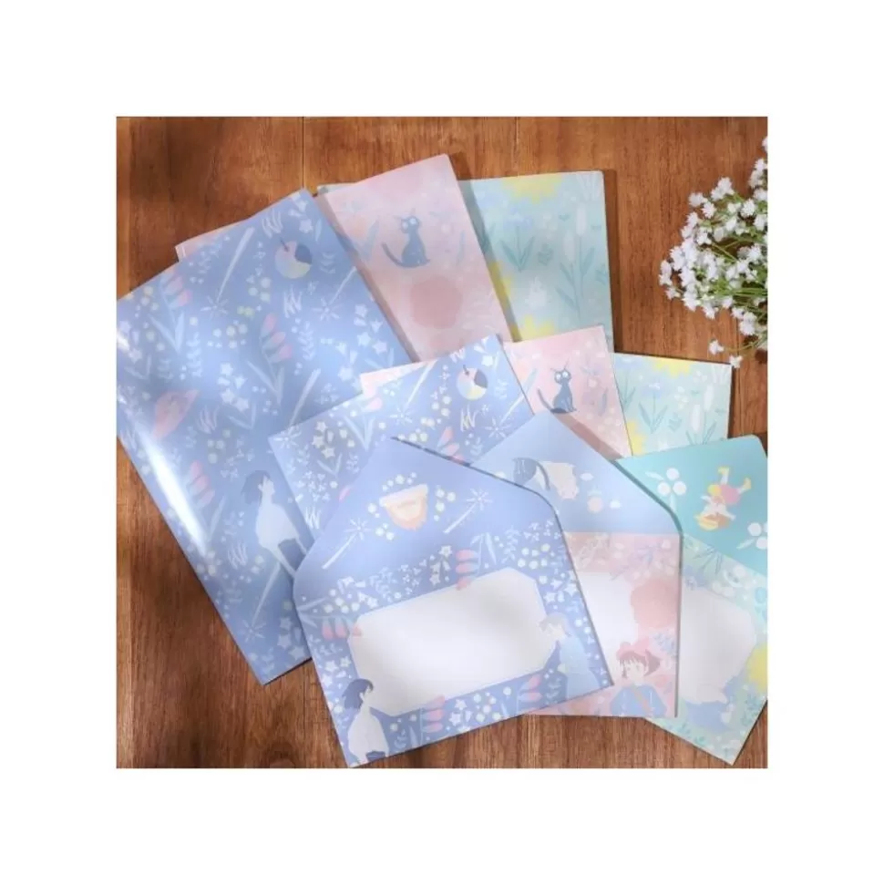 Maison Ghibli Clear Folder & Letter Set Buttercup - My Neighbor Totoro- Postcards And Letter Papers
