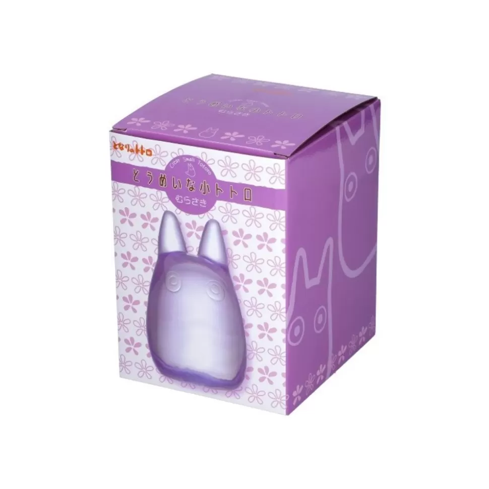 Maison Ghibli Crystal Figurine Transparent Small Totoro Purple - My Neighbor Totoro- Statues
