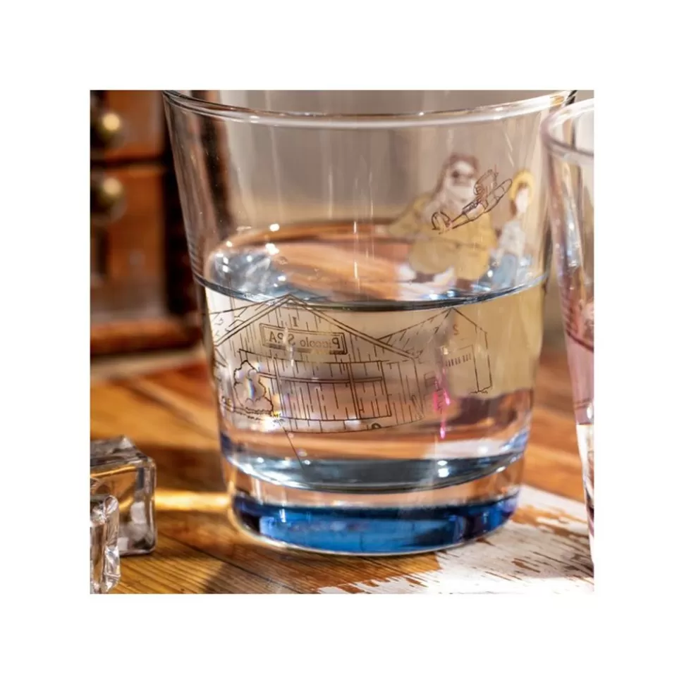 Maison Ghibli Decorated Glass Marco & Fio - Porco Rosso- Kitchenware