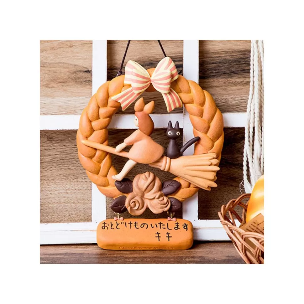 Maison Ghibli Decoration Kiki And Jiji Bread Wreath - Kiki'S Delivery Service- Decoration