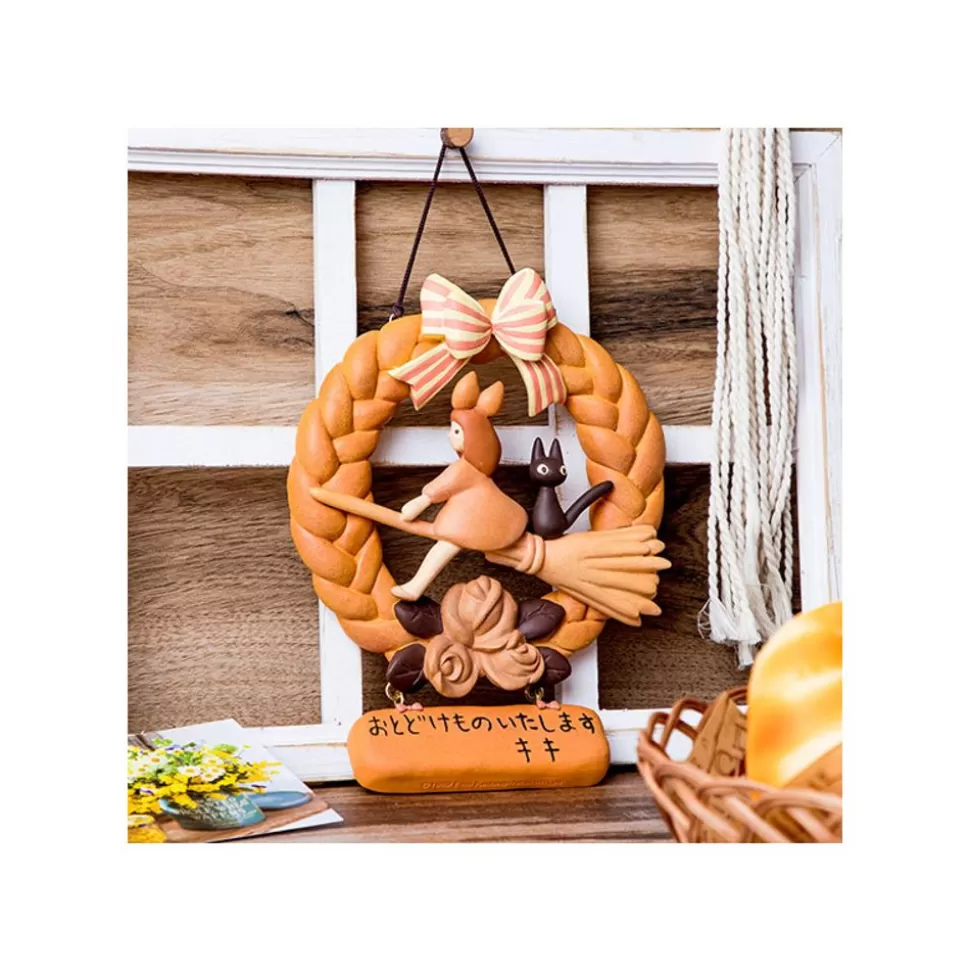 Maison Ghibli Decoration Kiki And Jiji Bread Wreath - Kiki'S Delivery Service- Decoration