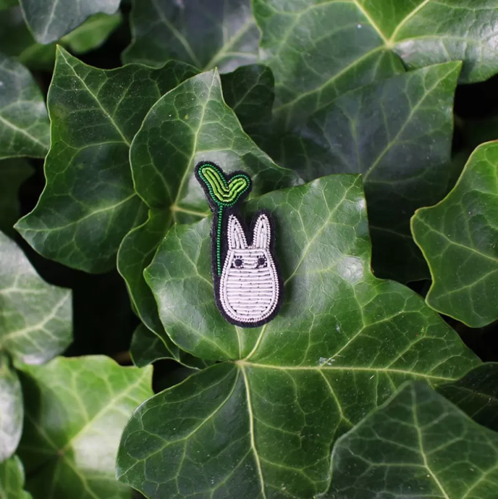 Maison Ghibli Embroidered Jewel Brooch Small Totoro - My Neighbor Totoro- Pins