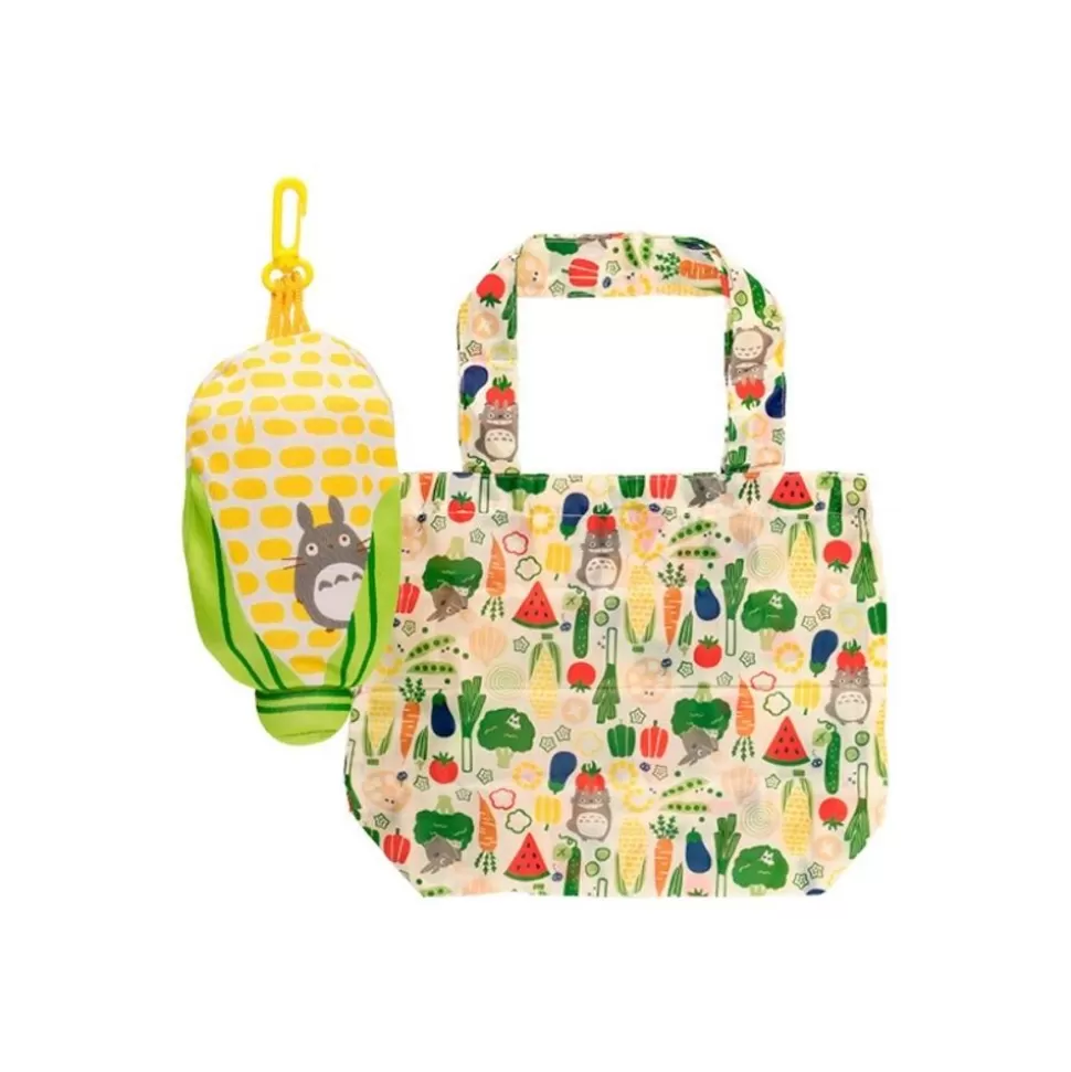 foldable_eco_bag_watermelon__my_neighbor_totoro_7.webp Maison Ghibli Foldable Eco Bag Watermelon - My Neighbor Totoro- Bags