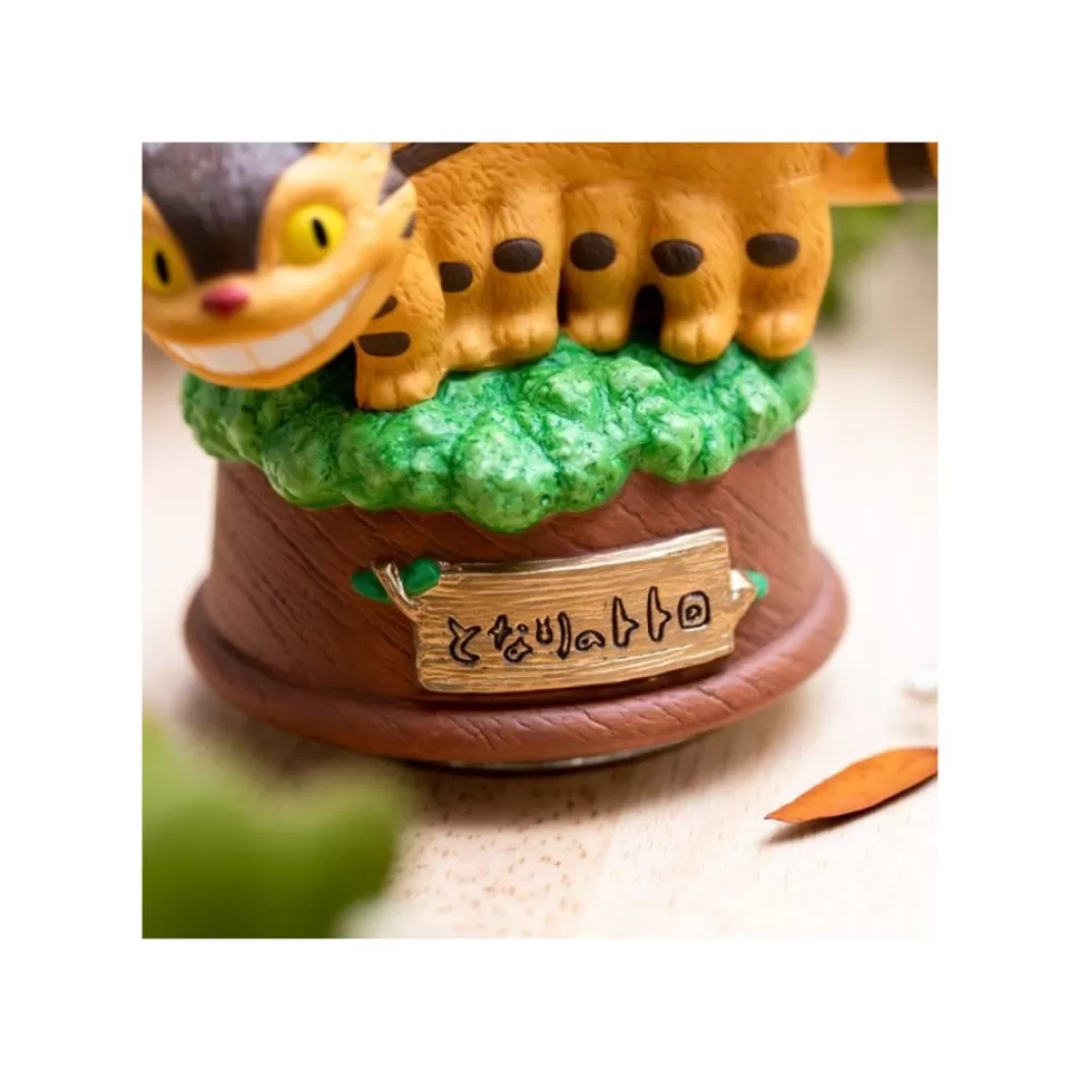 Maison Ghibli Great Musical Statue Catbus On Tree - My Neighbor Tororo- Music Boxes