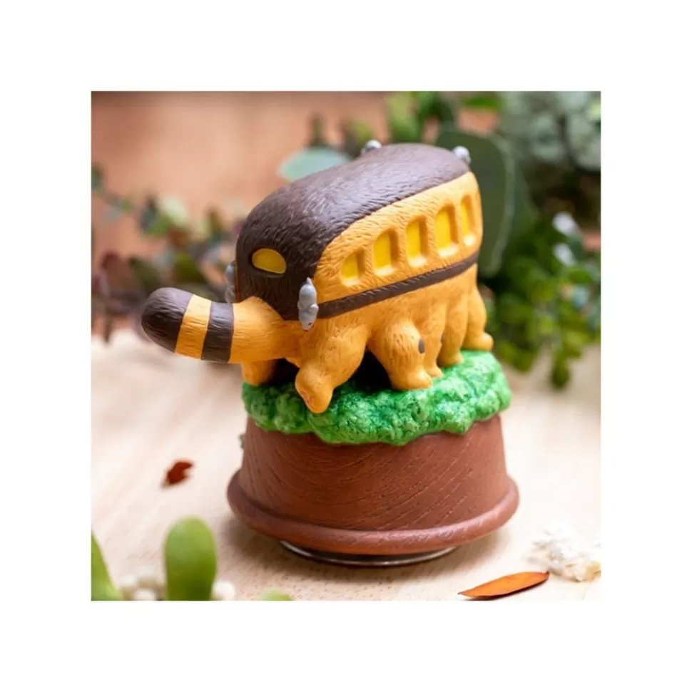 Maison Ghibli Great Musical Statue Catbus On Tree - My Neighbor Tororo- Music Boxes