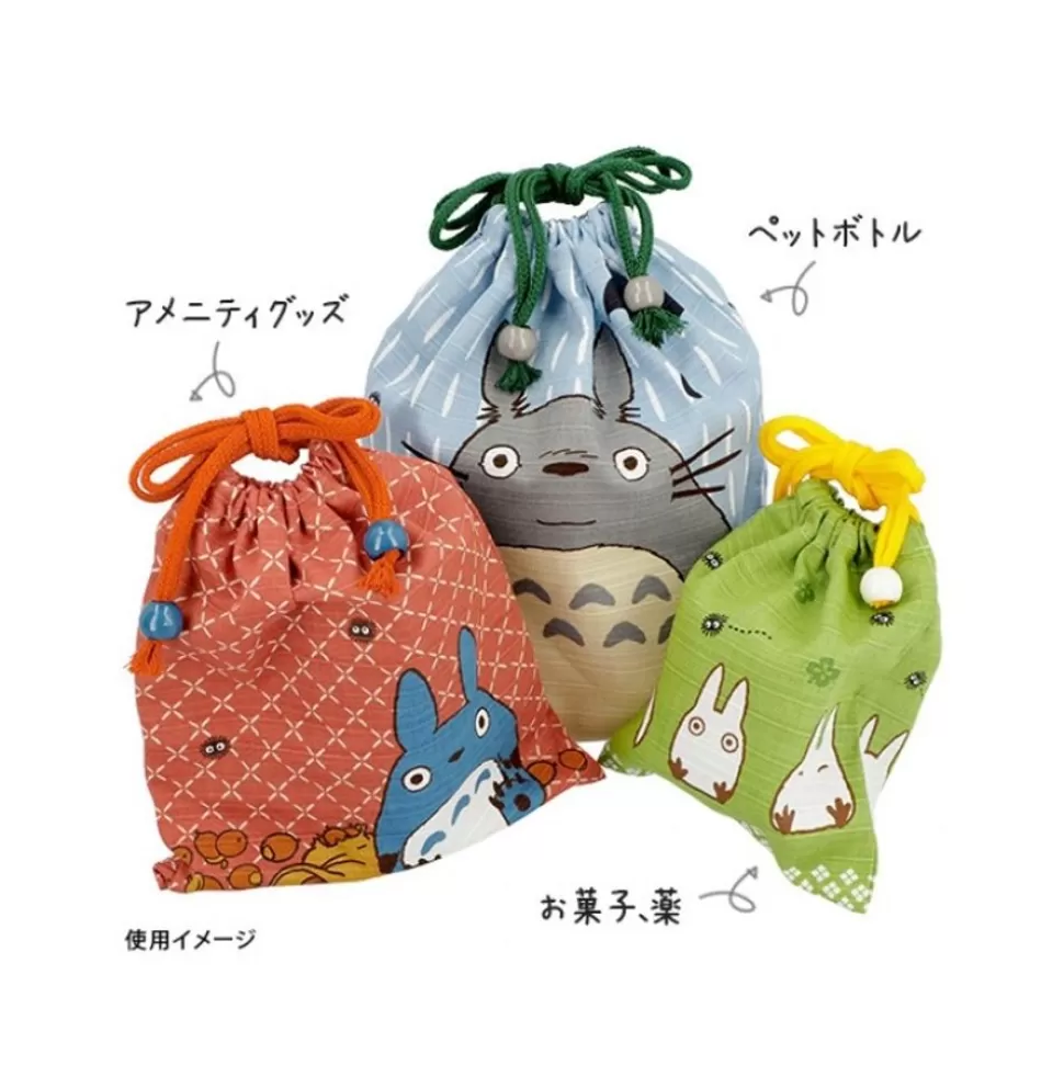 Maison Ghibli Green Cloth Bag Small Totoro - My Neighbor Totoro- Bags