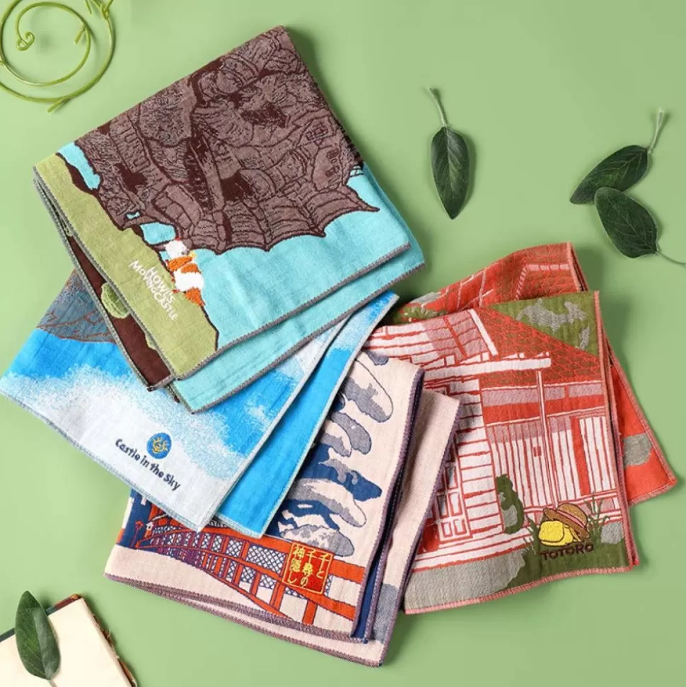 Maison Ghibli Imabari Handkerchief Satsuki & Mei'S House 40X40 Cm - My Neighbor Tot- Outfits