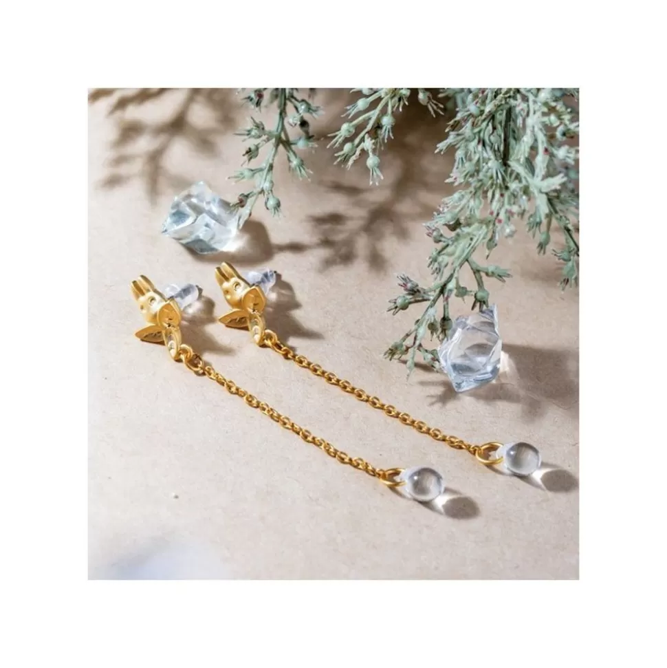 Maison Ghibli Jewel Earring Totoro White Drop - My Neighbor Totoro- Jewellery