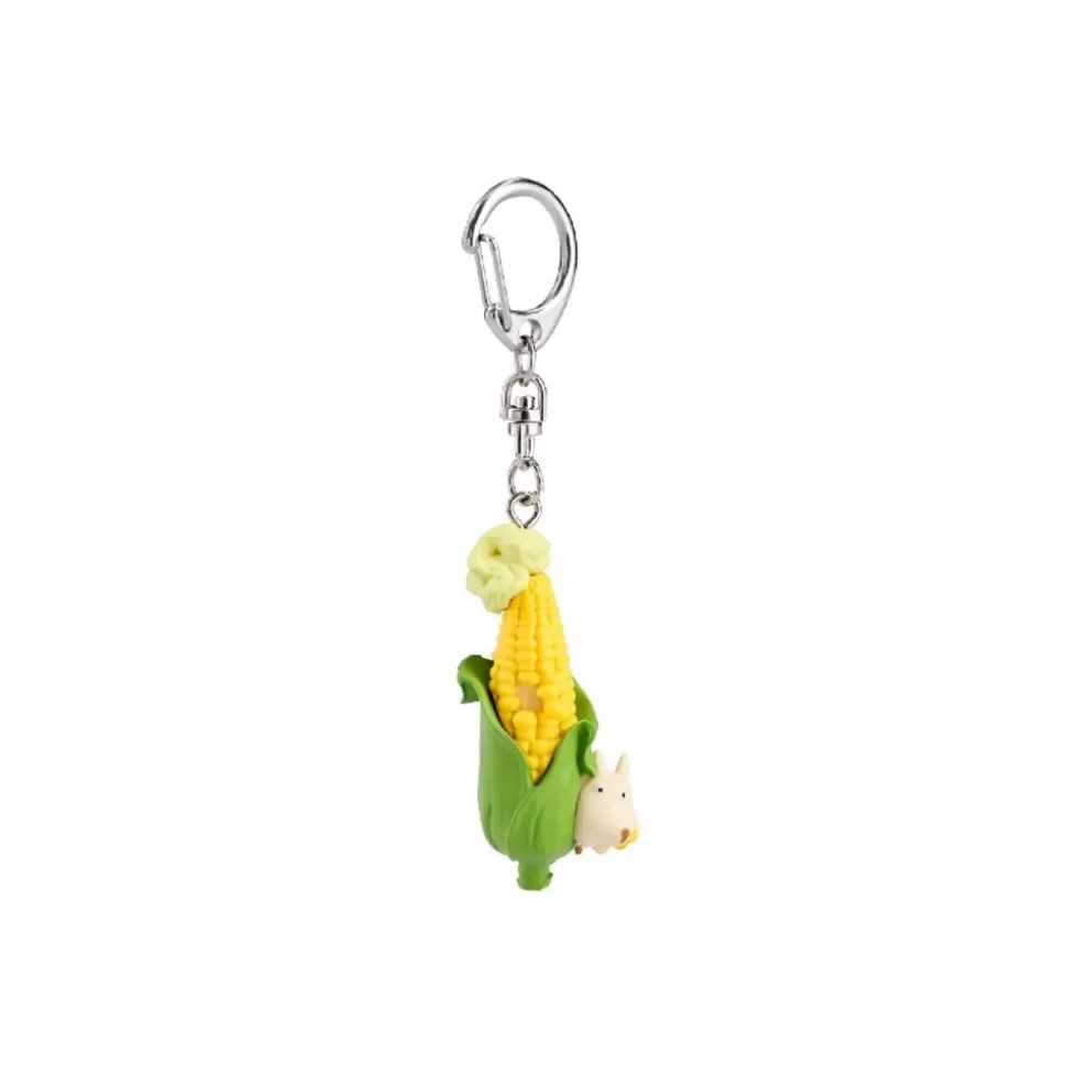 Maison Ghibli Keychain Soot Sprite In Corn With Totoro - My Neighbor Totoro- Keychains