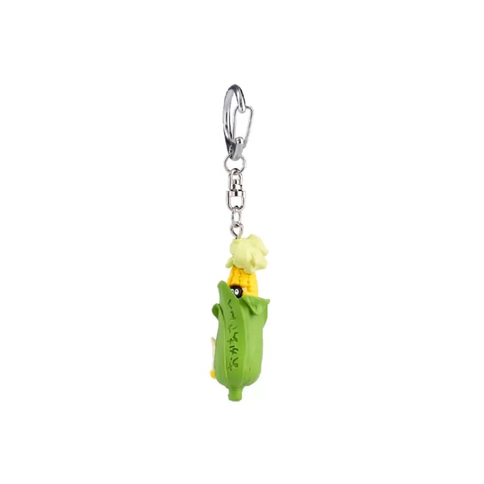 Maison Ghibli Keychain Soot Sprite In Corn With Totoro - My Neighbor Totoro- Keychains