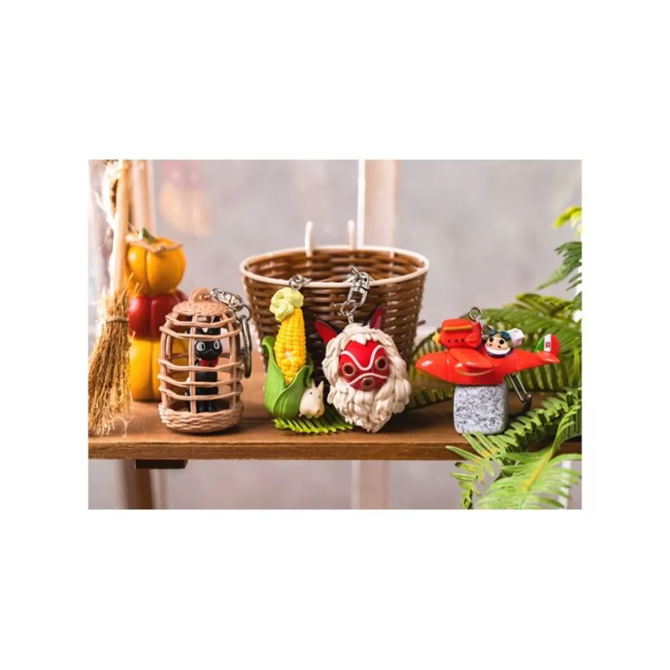 Maison Ghibli Keychain Soot Sprite In Corn With Totoro - My Neighbor Totoro- Keychains