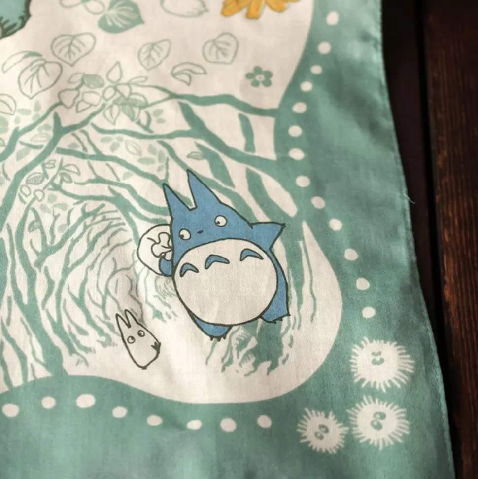 Maison Ghibli Large Handkerchief Mysterious Encounter 53X53 Cm - My Neighbour Totor- Outfits