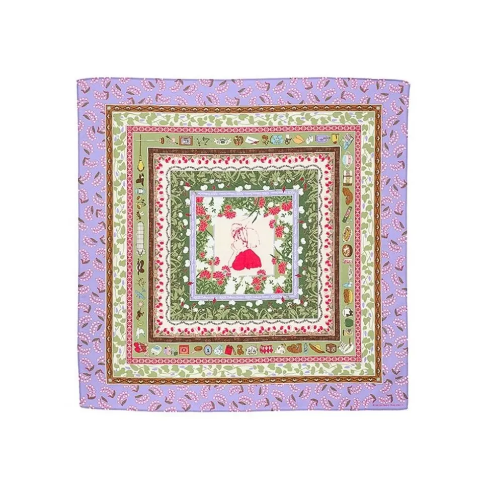 Maison Ghibli Large Handkerchief The World Around Kiki - Kiki'S Delivery Service- Outfits