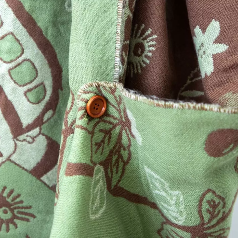 Maison Ghibli Light Green Stole Totoro & Catbus - My Neighbor Totoro- Outfits