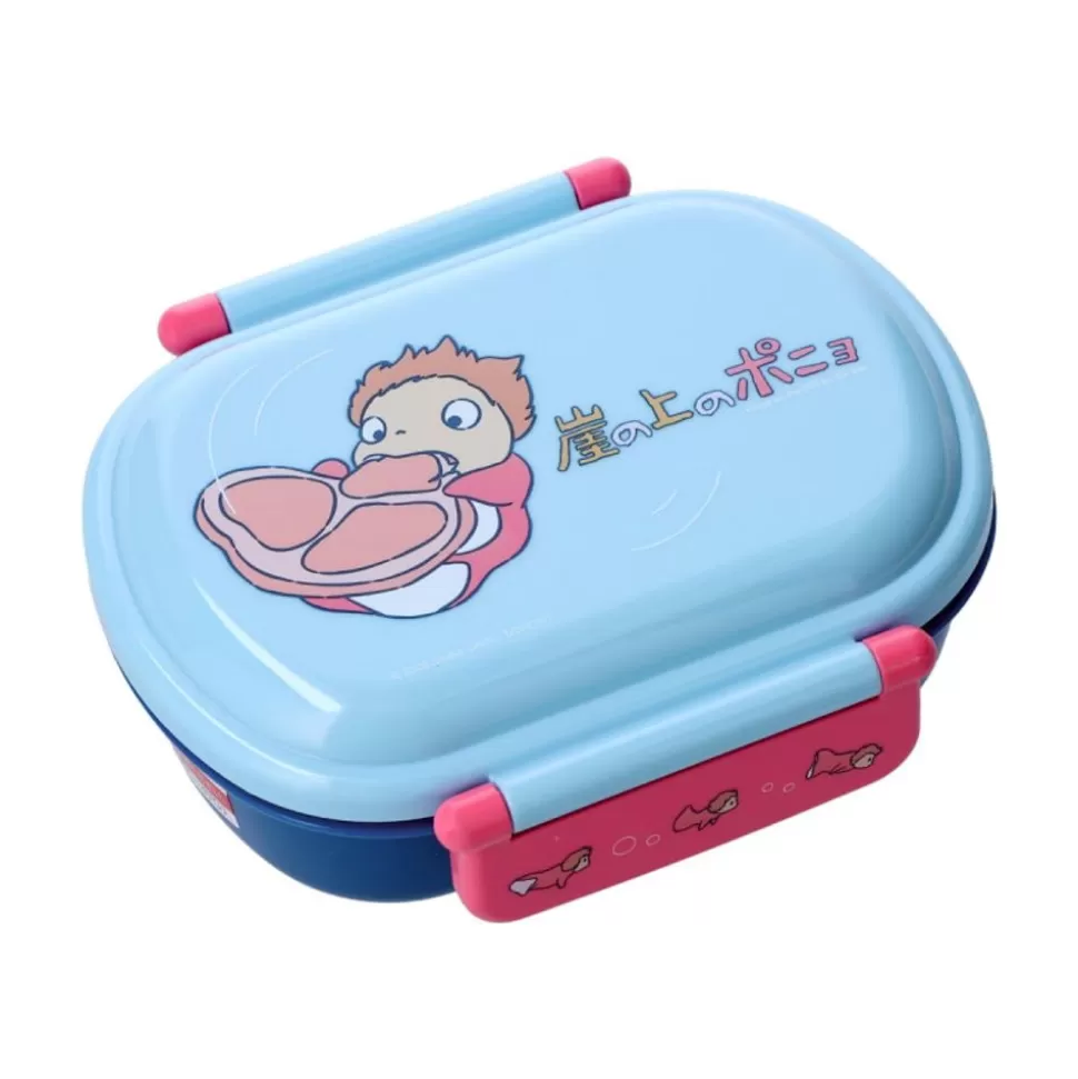 Maison Ghibli Lunch Box 2 Locks Ponyo In The Ocean - Ponyo On The Cliff- Kitchenware