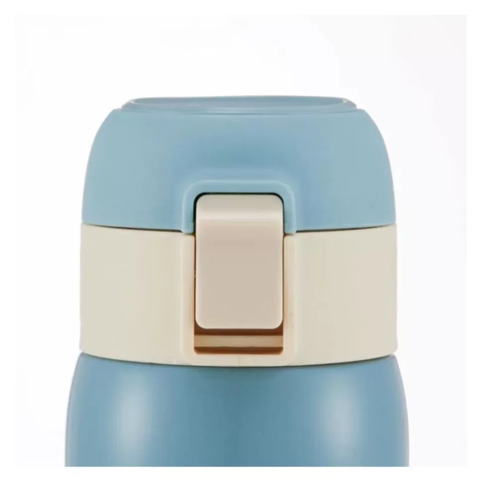 Maison Ghibli Mat Blue Thermos Bottle 350Ml - My Neighbor Totoro- Kitchenware