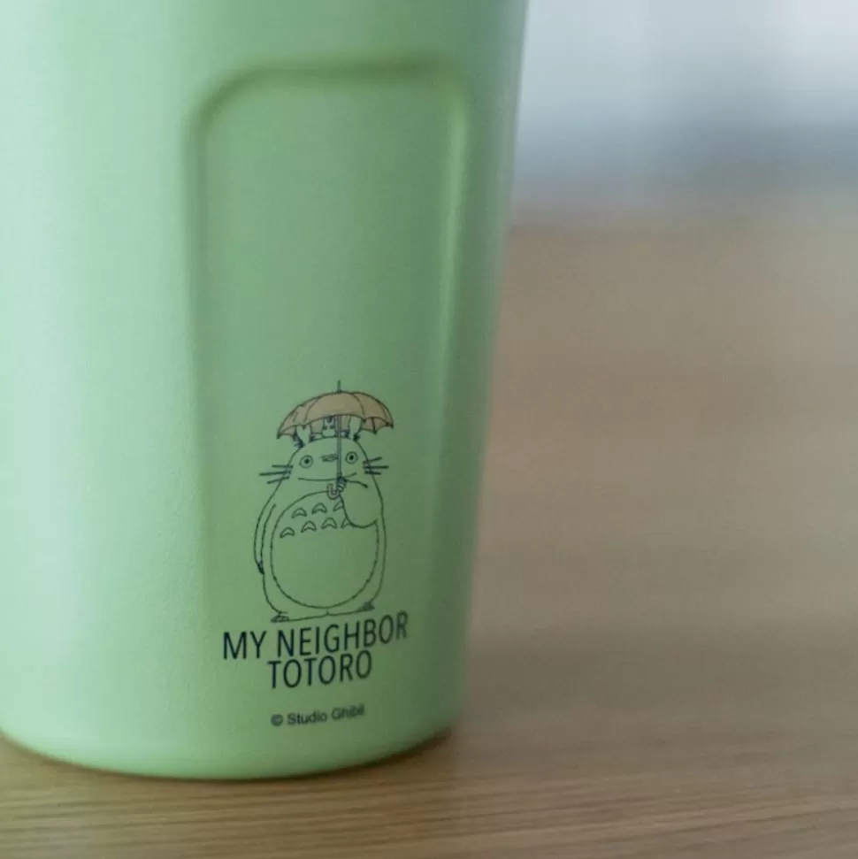 Maison Ghibli Mat Green Isothermal Mug 350Ml - My Neighbor Totoro- Kitchenware