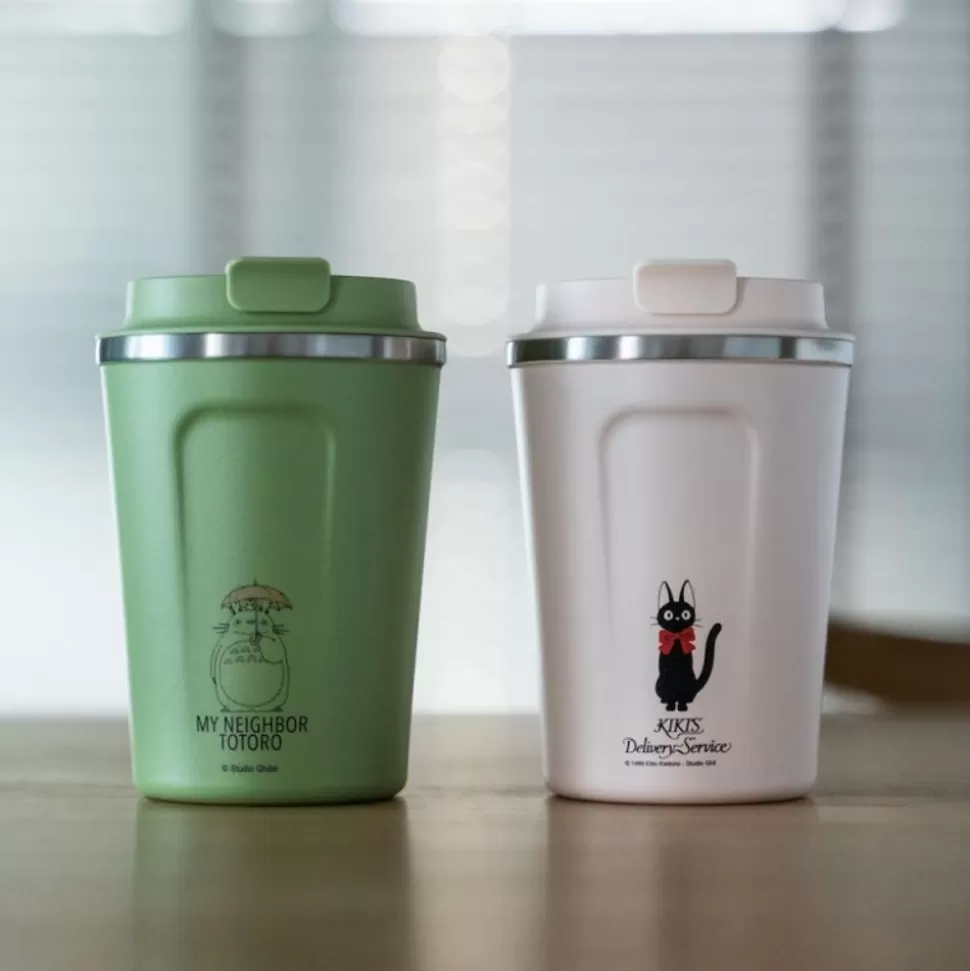 Maison Ghibli Mat Green Isothermal Mug 350Ml - My Neighbor Totoro- Kitchenware
