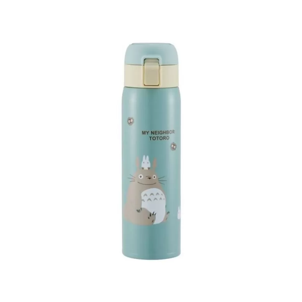 Maison Ghibli Mat Light Green Thermos Bottle 480Ml - My Neighbor Totoro- Kitchenware