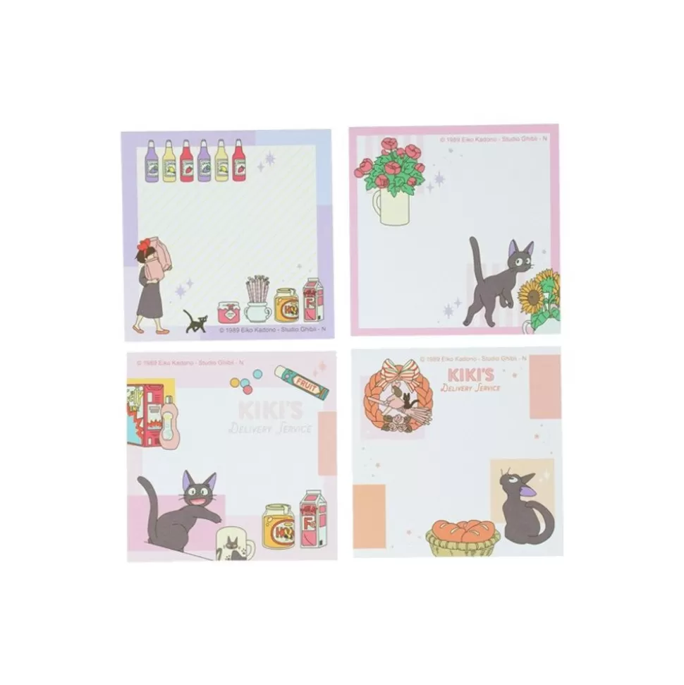 Maison Ghibli Memo Set Jiji & Kiki Shopping - Kiki'S Delivery Service- Small Equipment
