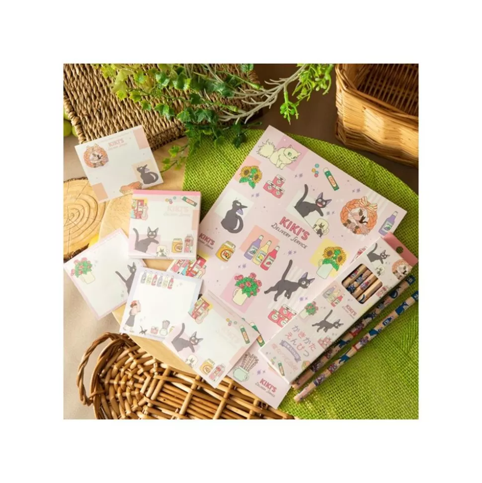 Maison Ghibli Memo Set Jiji & Kiki Shopping - Kiki'S Delivery Service- Small Equipment