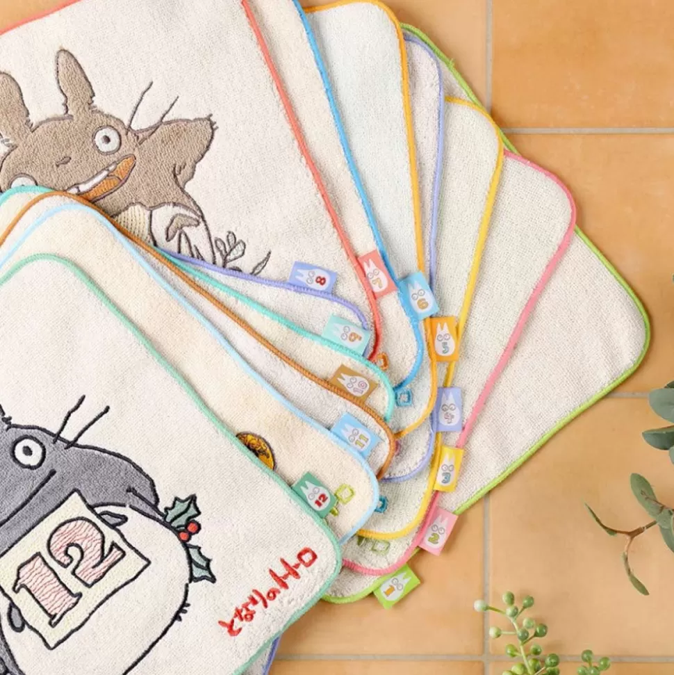 Maison Ghibli Mini Towel Totoro Birthday 7 25X25 Cm - My Neighbor Totoro- Household Linen
