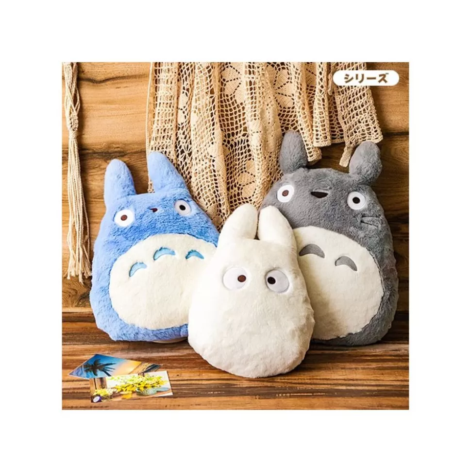 Maison Ghibli Nakayoshi Crushion White Totoro - My Neighbor Totoro- Pillow