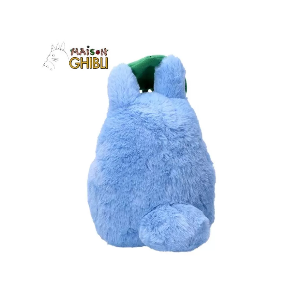 Maison Ghibli Nakayoshi Plush Medium Totoro With Leaf - My Neighbor Totoro- Nakayoshi Plush