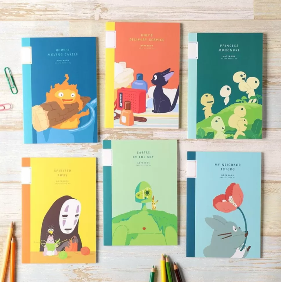 Maison Ghibli Notebook B6 Totoro Poppy - My Neighbor Totoro- Notebooks And Notepads