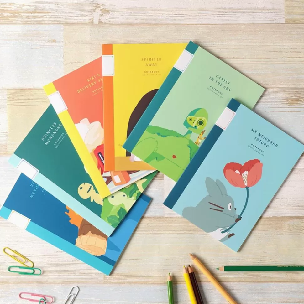Maison Ghibli Notebook B6 Totoro Poppy - My Neighbor Totoro- Notebooks And Notepads
