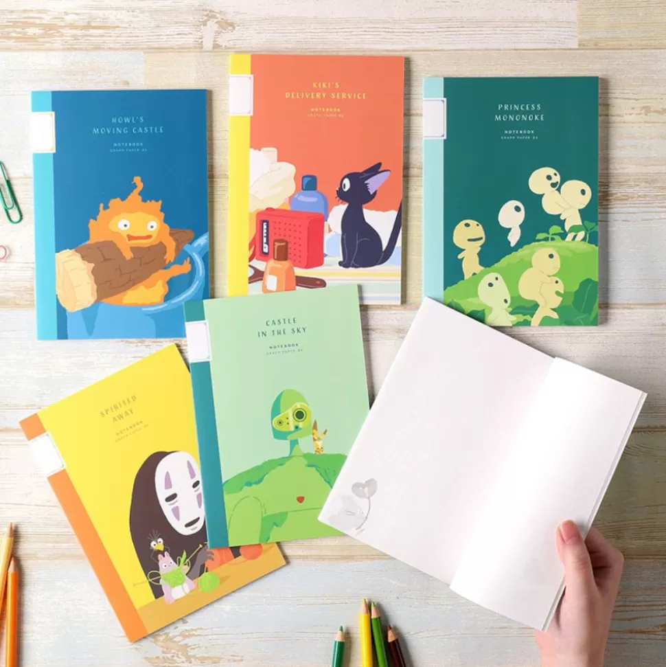 Maison Ghibli Notebook B6 Totoro Poppy - My Neighbor Totoro- Notebooks And Notepads