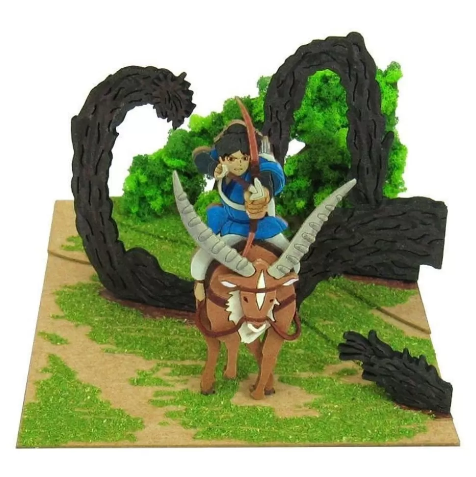 Maison Ghibli Paper Craft Howl'S Ashitaka In The Forest - Princess Mononoke- Arts And Crafts