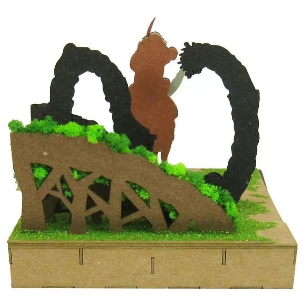 Maison Ghibli Paper Craft Howl'S Ashitaka In The Forest - Princess Mononoke- Arts And Crafts