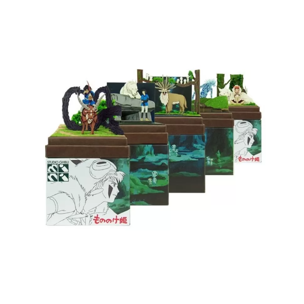 Maison Ghibli Paper Craft Howl'S Ashitaka In The Forest - Princess Mononoke- Arts And Crafts