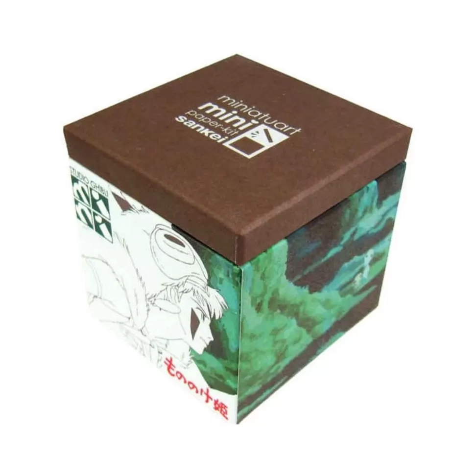 Maison Ghibli Paper Craft San And Moro Under The Moon - Princess Mononoke- Arts And Crafts