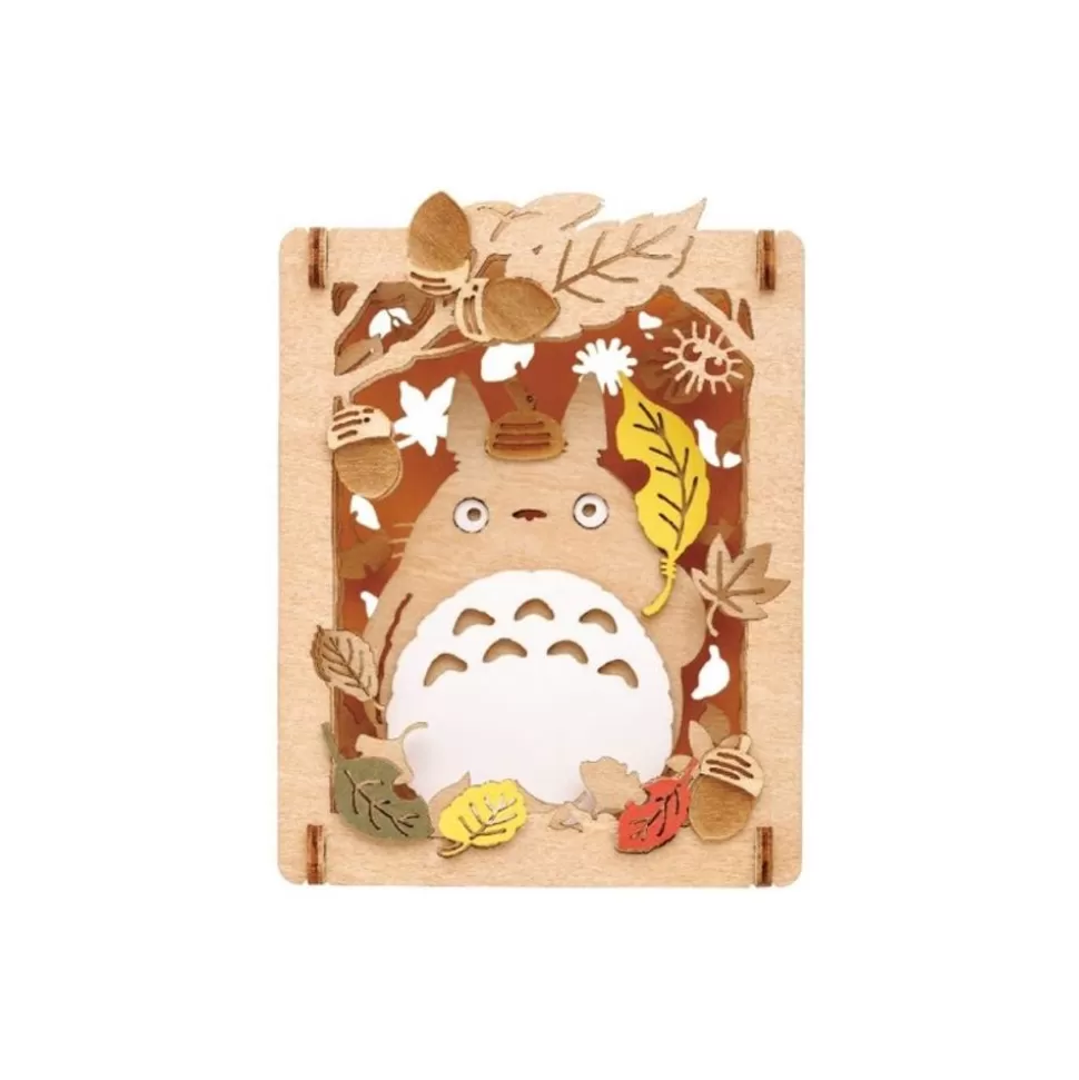 Maison Ghibli Paper Theater Wood Style Totoro Forest - My Neighbor Totoro- Arts And Crafts