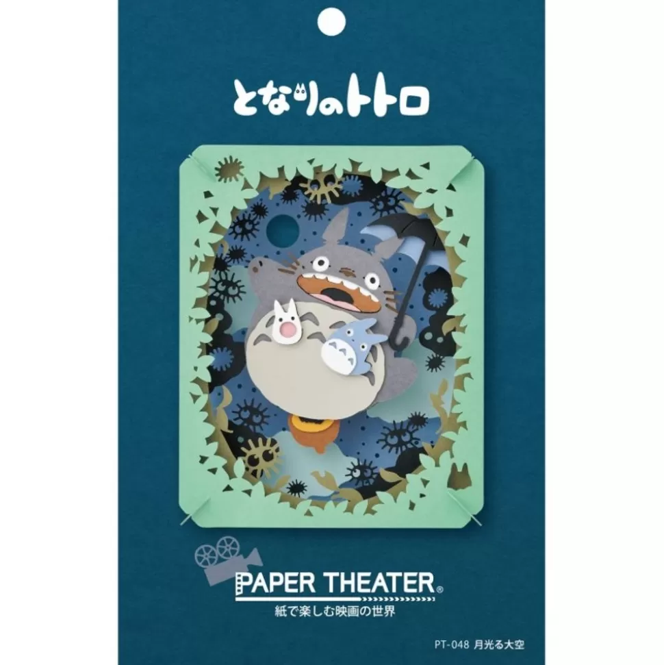 Maison Ghibli Paper Theatre Totoro Under The Moon - My Neihgbor Totoro- Arts And Crafts