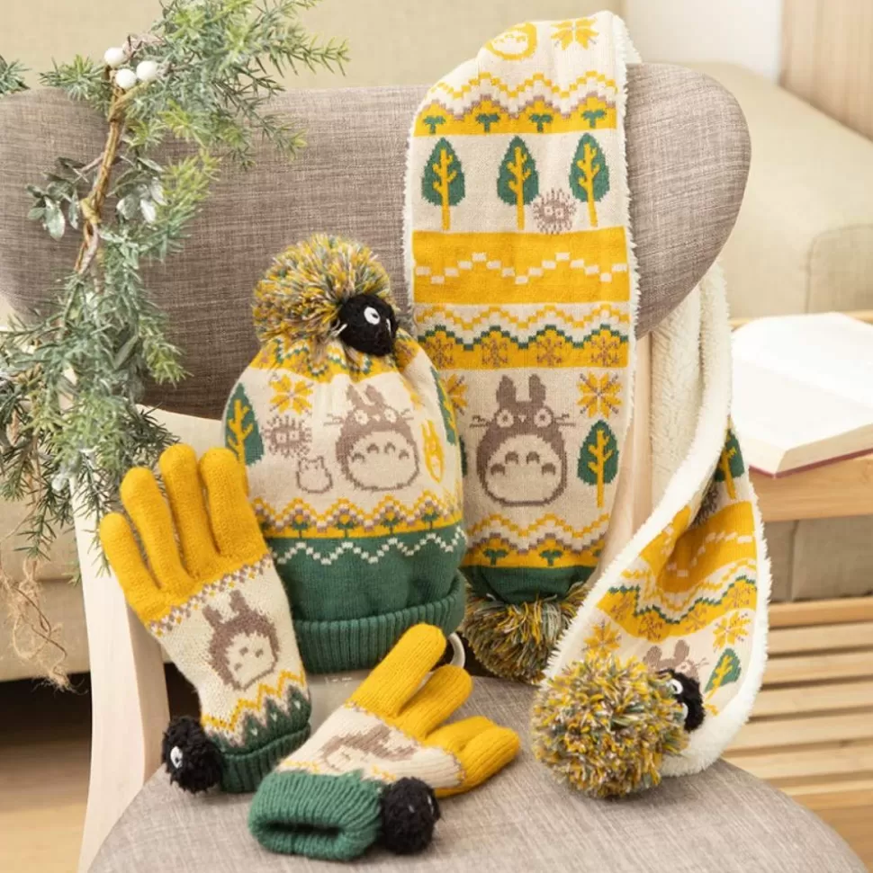 Maison Ghibli Pom Pom Scarf Totoro & Soot Sprites - My Neighbor Totoro- Outfits