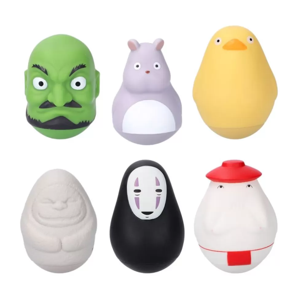 Maison Ghibli Pose Collection Assort. Of 6 Roly-Poly Figurines - Spirited Away- Figurines