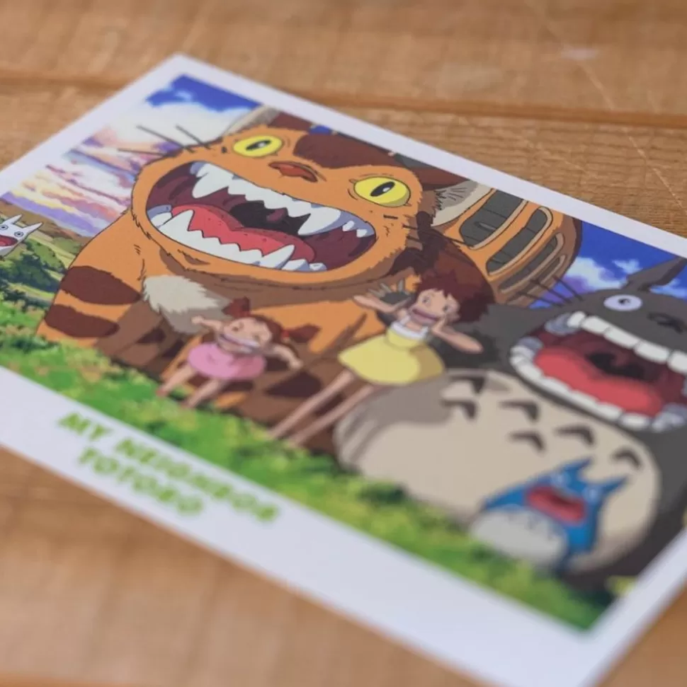 Maison Ghibli Postcard My Neighbor Totoro - My Neighbor Totoro- Postcards And Letter Papers