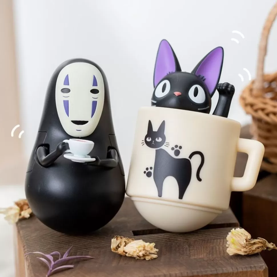 Maison Ghibli Round Bottomed Figurine Kiki With Her Mug - Kiki'S Delivery Service- Toys