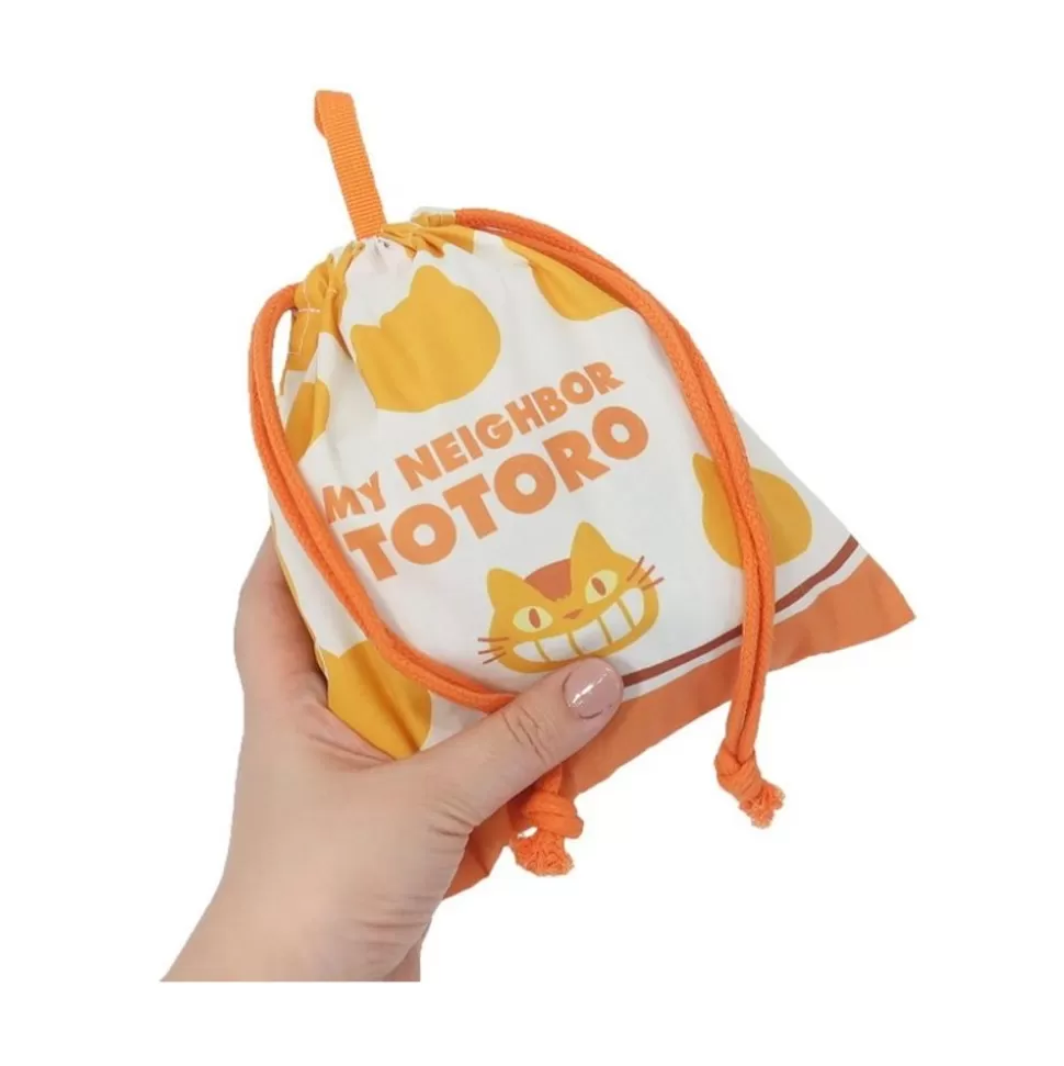 Maison Ghibli Satchel With Lanyard Silhouette Catbus 20 X 19 Cm - My Neighbor Toto- Bags